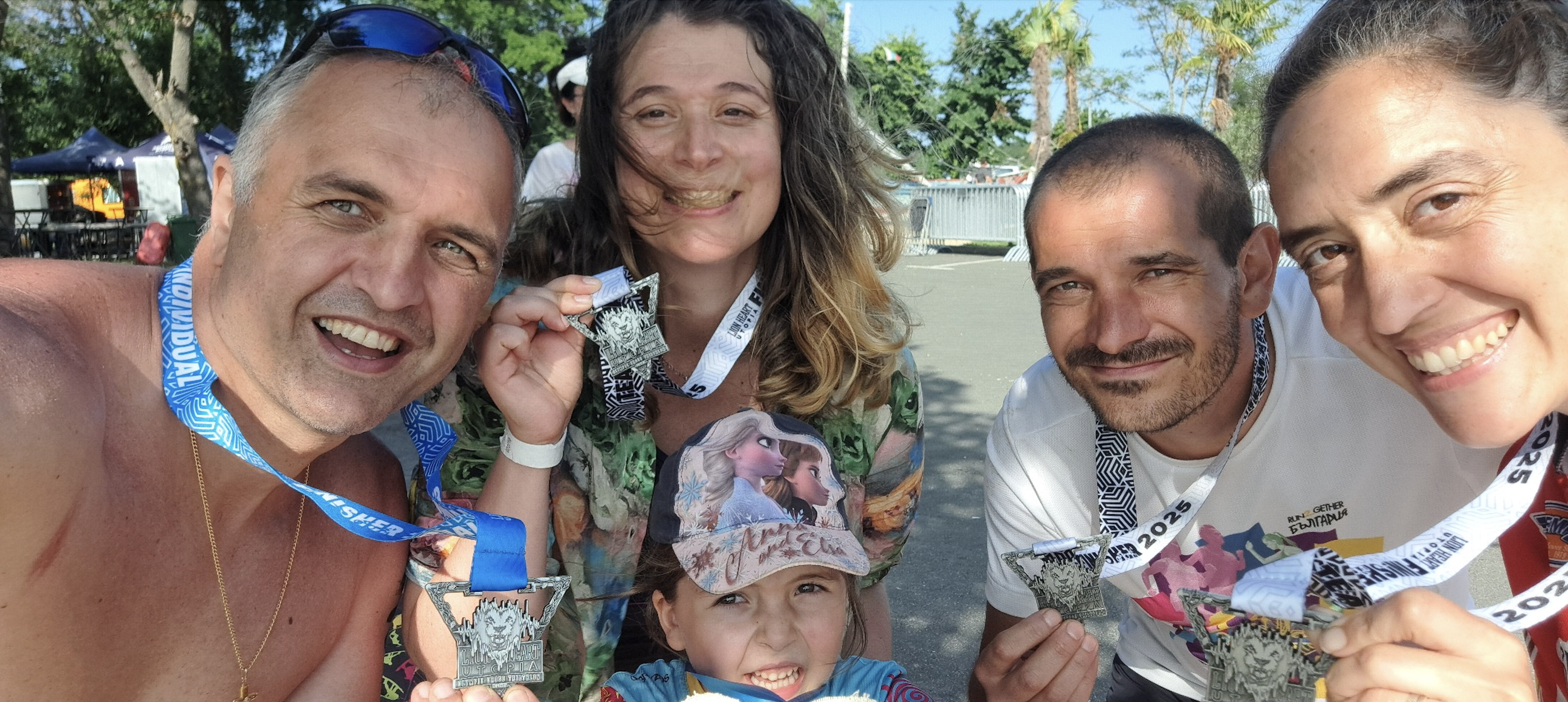 Valentin Milkov and family at Lion Heart Ultra Bulgaria